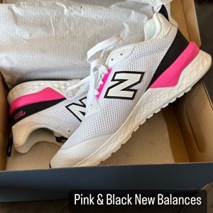 Brand new pink & black new balances
